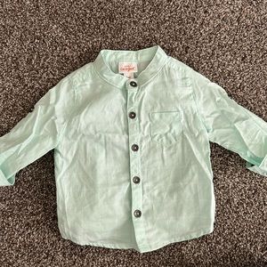 Cat & Jack baby boy spring button up shirt